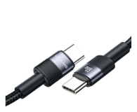 USAMS Kabel USB-C na USB-C 60W 1,2m for szary - 1490477 - zdjęcie 1